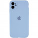 Чехол Silicone Case Full Camera Protective (AA) для Apple iPhone 12 (6.1") (Голубой / Lilac Blue)