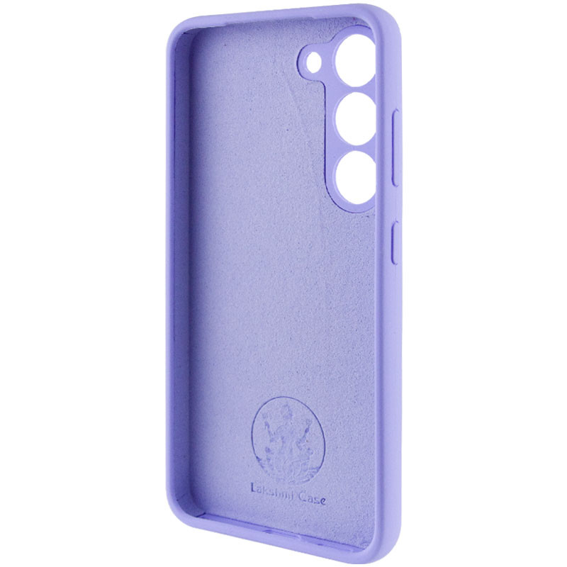 Чохол Silicone Cover Lakshmi Full Camera (AAA) на Samsung Galaxy S22 (Бузковий / Dasheen) в магазині vchehle.ua