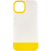 Чохол TPU+PC Bichromatic на Apple iPhone 12 Pro Max (6.7") (Matte / Yellow)