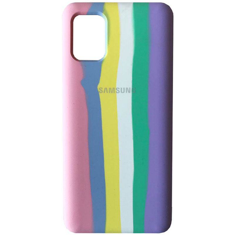 

Чохол Silicone Cover Full Rainbow на Samsung Galaxy A31 (Рожевий / Бузковий) 1167575