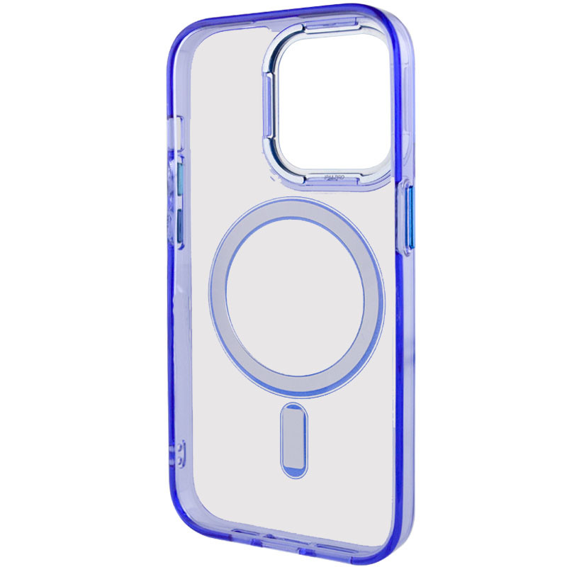 Чехол TPU Iris with Magnetic safe для Apple iPhone 14 Pro (6.1") (Синий) в магазине vchehle.ua
