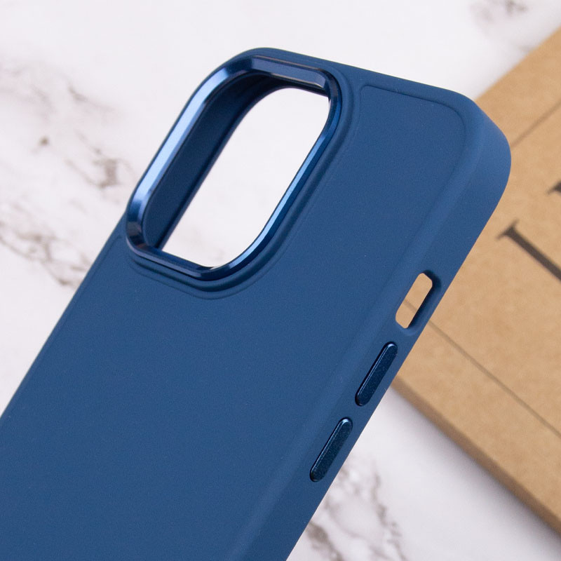 Купить TPU чехол Bonbon Metal Style для Apple iPhone 13 Pro Max (6.7") (Синий / Cosmos blue) на vchehle.ua