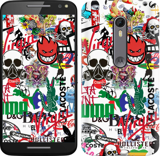 

Чехол Many different logos для Motorola Moto X Style 638185