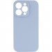 Чохол Silicone Case Full Camera Protective (AA) NO LOGO на Apple iPhone 15 Pro (6.1") (Блакитний / Lilac Blue)