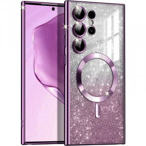 TPU чехол Delight case with Magnetic Safe с защитными линзами на камеру для Samsung Galaxy S25 Ultra