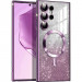 TPU чохол Delight case with Magnetic Safe з захисними лінзами на камеру на Samsung Galaxy S25 Ultra (Фіолетовий / Deep Purple)