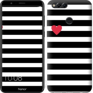 

Чохол Чорно-білі смуги на Huawei Honor 7X 752061