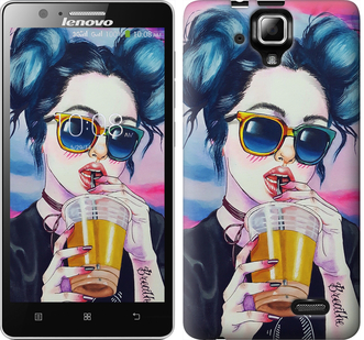 

Чехол Арт-девушка в очках для Lenovo A536 247014