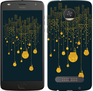 

Чехол Иллюстрация ночного города для Motorola Moto Z2 Play 690652