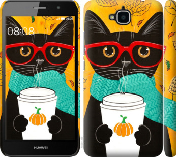 

Чохол Осінній кіт на Huawei Enjoy 5 924033