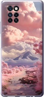 

Чехол Розовые облака для Infinix Note 10 Pro 1645070