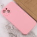 Фото Чохол Silicone Case Full Camera Protective (AA) NO LOGO на Apple iPhone 14 (6.1") (Рожевий / Light pink) в маназині vchehle.ua