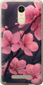 Чехол Пурпурная сакура для Xiaomі Redmi Note 3 Pro