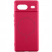 Чехол Silicone Cover Lakshmi Full Camera (AA) with MagFit для Google Pixel 8 (Красный / Rose Red)