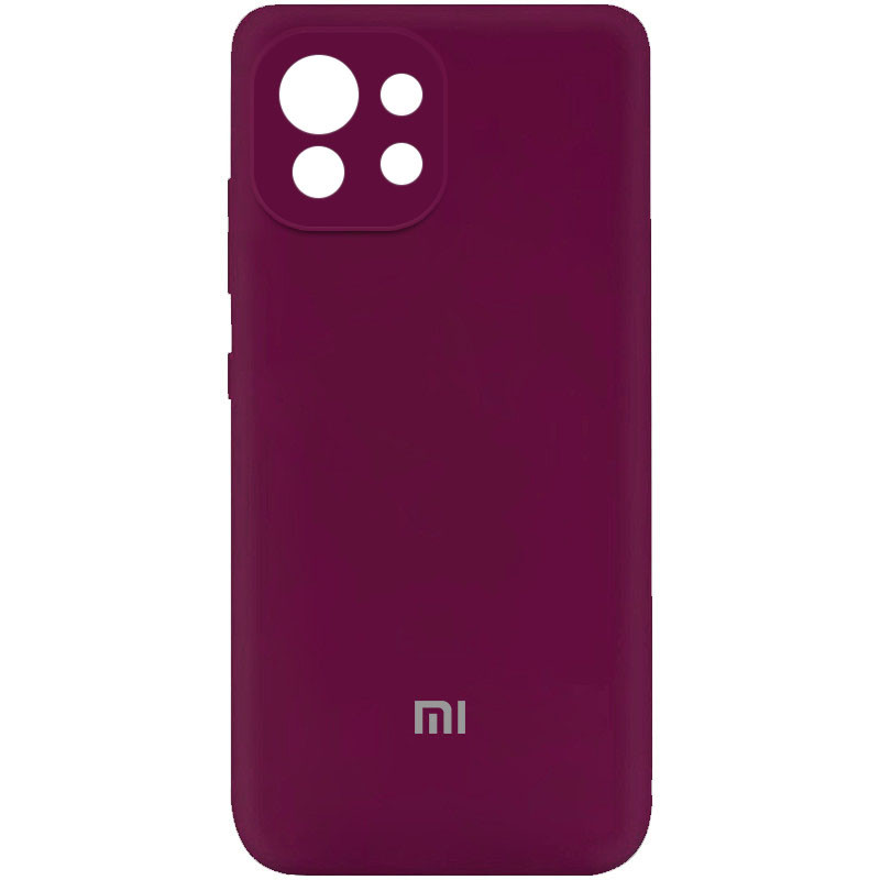 

Чехол Silicone Cover My Color Full Camera (A) для Xiaomi Mi 11 Lite (Бордовый / Marsala) 1167432