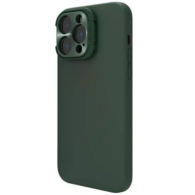 Фото Чехол Silicone Nillkin LensWing Magnetic для Apple iPhone 14 Pro (6.1") (Зеленый / Green) на vchehle.ua