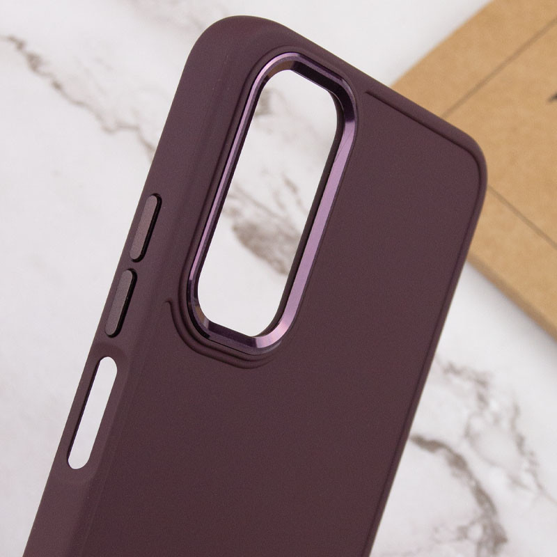 Купить TPU чехол Bonbon Metal Style для Samsung Galaxy A15 4G/5G / M15 5G (Бордовый / Plum) на vchehle.ua