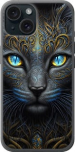 Чехол Кошка для iPhone 15