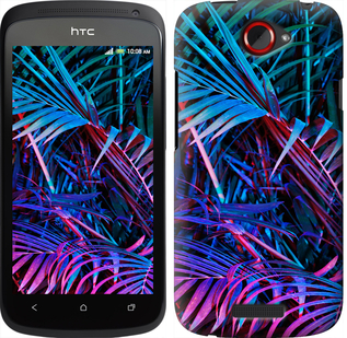 Чохол Папороть під ультрафіолетом на HTC One S z560e