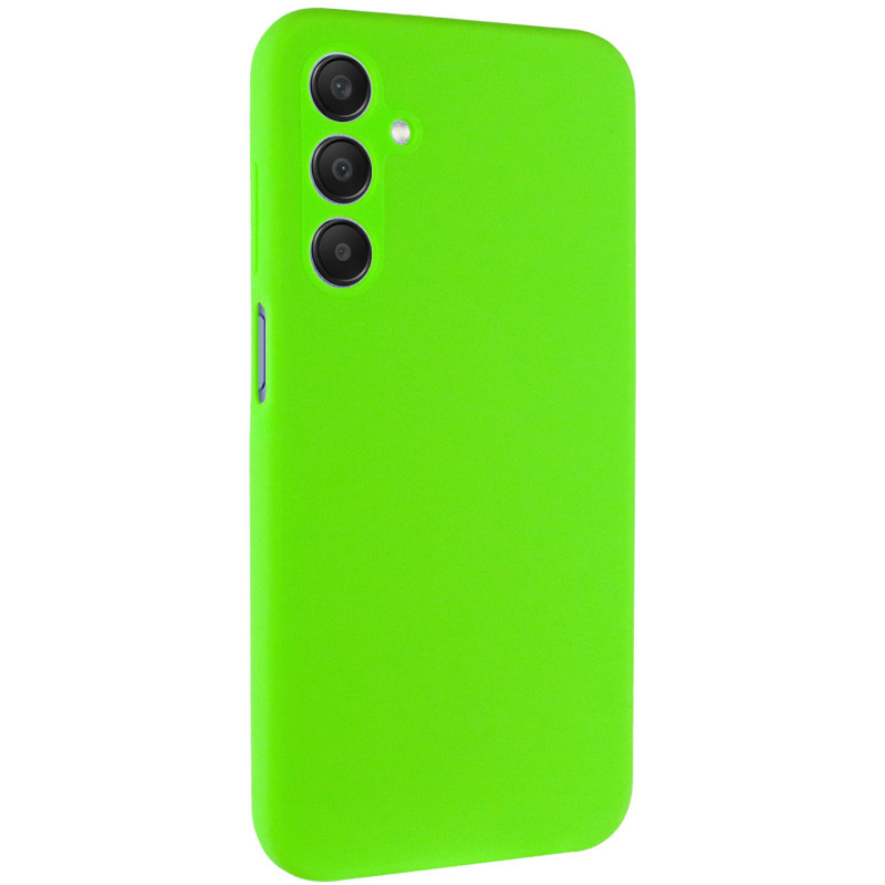 Чохол Silicone Cover Lakshmi Full Camera (AA) на Samsung Galaxy A25 5G (Салатовий / Neon Green)