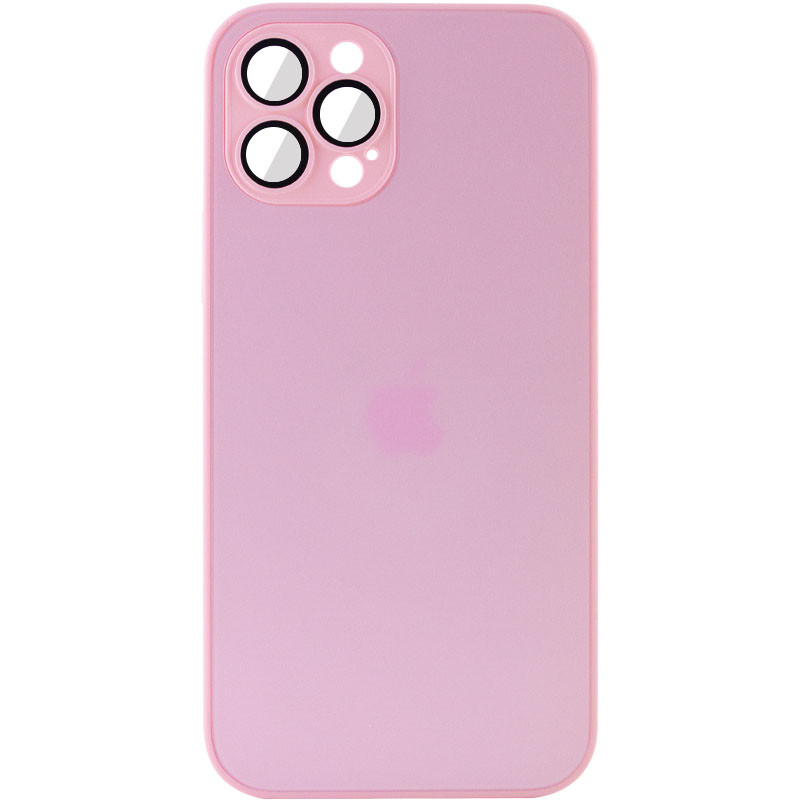 Чохол TPU+Glass Sapphire matte case на Apple iPhone 12 Pro Max (6.7") (Chanel Pink)