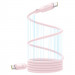 Дата кабель Baseus PicoGo Magnetic Liquid Silicone Type-C to Type-C 240W (1m) (P10376800) (Baby Pink)