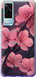 Чехол Пурпурная сакура для Vivo Y53s