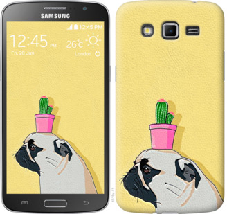 

Чехол Мопс с кактусом для Samsung Galaxy Grand 2 G7102 795410
