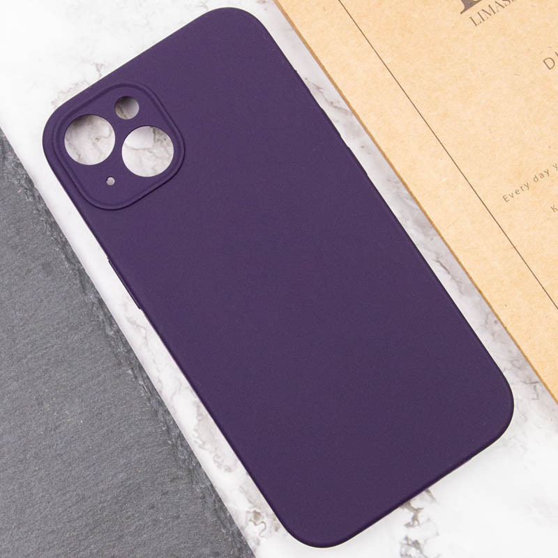 Заказать Чехол Silicone Case Full Camera Protective (AA) NO LOGO для Apple iPhone 13 (6.1") (Фиолетовый / Elderberry) на vchehle.ua