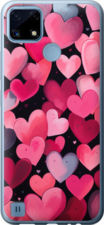 

Чехол Сердечки 4 для Realme C21 1646360
