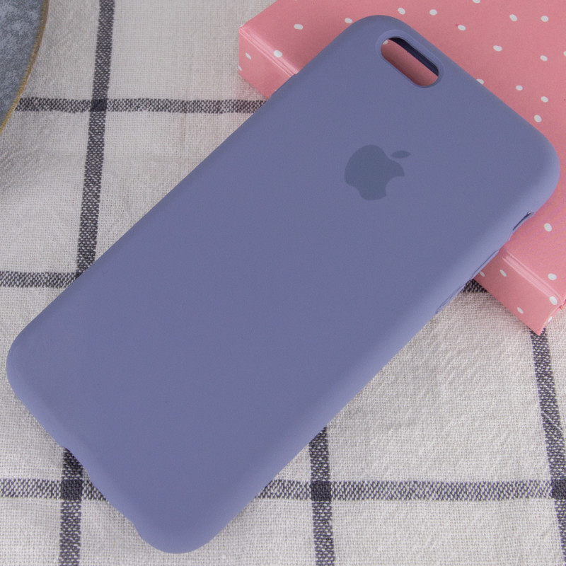 Фото Чохол Silicone Case Full Protective (AA) на Apple iPhone 6/6s (4.7") (Сірий / Lavender Gray) на vchehle.ua