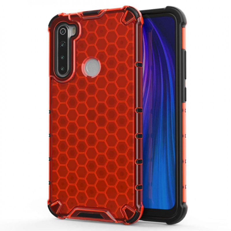 Ударостійкий чохол Honeycomb на Xiaomi Redmi Note 8T (Червоний)