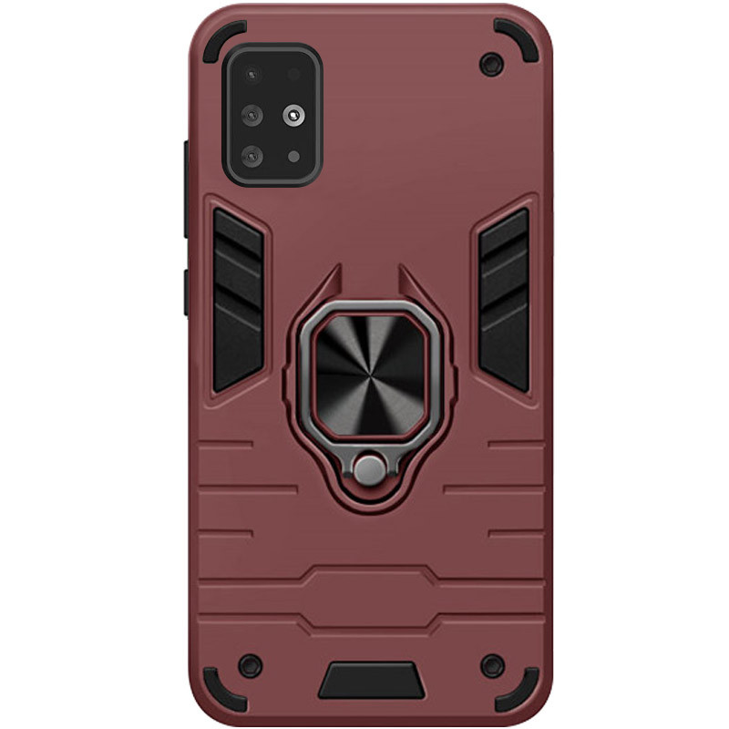 

Ударостійкий чохол Transformer Ring for Magnet на Samsung Galaxy A51 (Бордовий / Wine red) 1146915