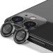 Захисне скло Metal Classic на камеру (в упак.) на Apple iPhone 12 / 12 mini / 11 (Чорний / Black) в магазині vchehle.ua