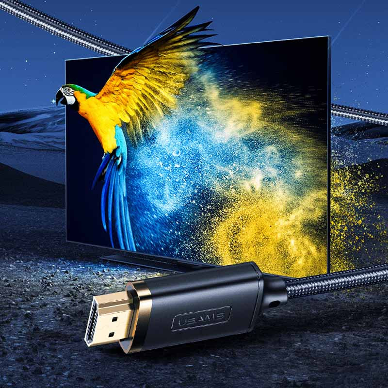 Фото Дата кабель Usams US-SJ509 U70 Lightning to HDMI HD (2m) (Black) на vchehle.ua
