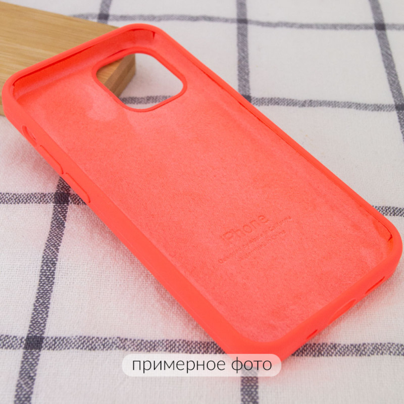 Фото Чехол Silicone Case Full Protective (AA) для Apple iPhone 16 Pro Max (6.9") (Арбузный / Watermelon red) в магазине vchehle.ua