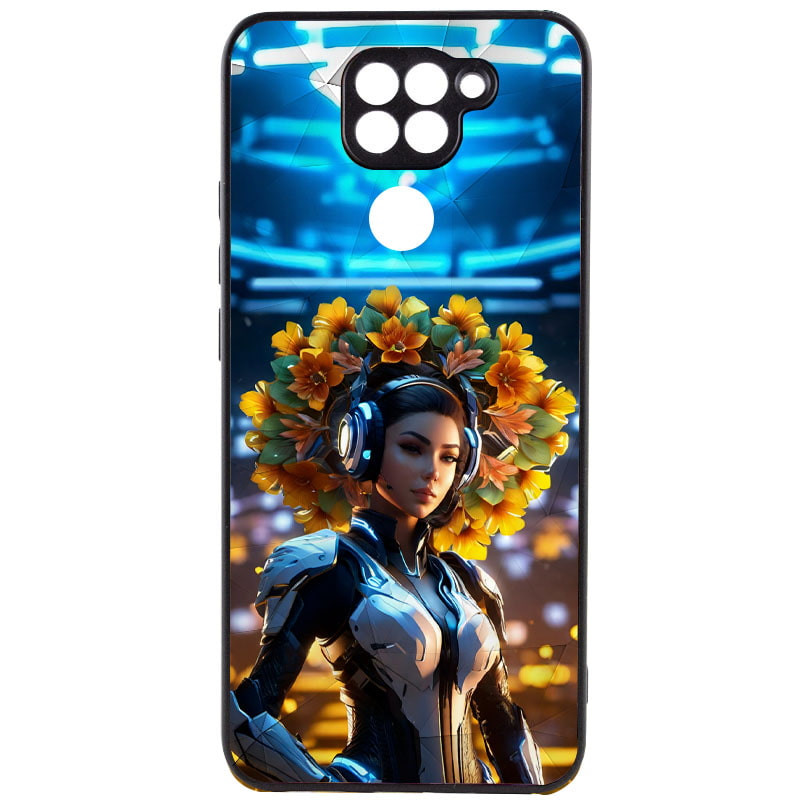 TPU+PC чехол Prisma Ladies для Xiaomi Redmi Note 9 / Redmi 10X (Cyberpunk)