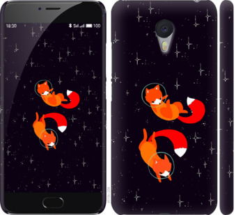 Чохол Лисички в космосі на Meizu M3 Note