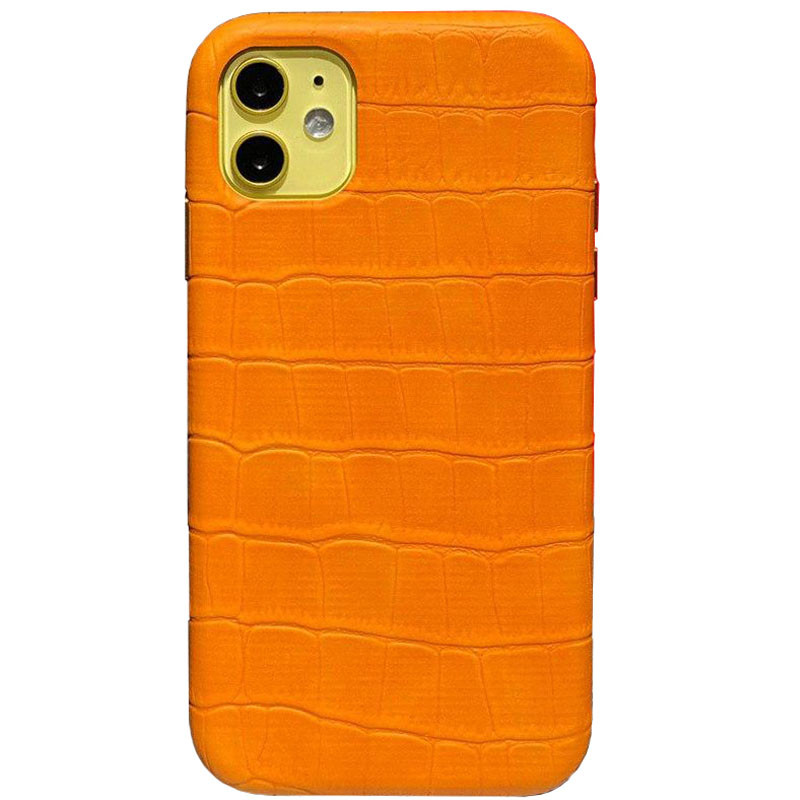 

Кожаный чехол Croco Leather для Apple iPhone 11 (6.1") (Yellow) 1132470