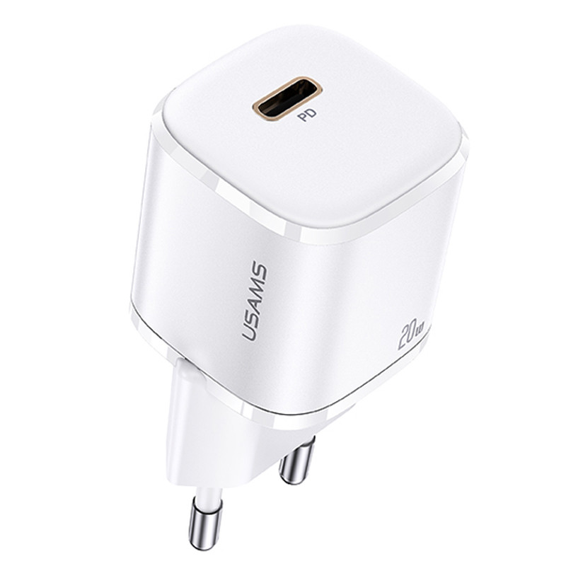 СЗУ Usams US-CC124 T36 20W Super Si (1USB-C) (Белый)