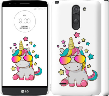 

Чохол Єдиноріг в окулярах на LG G3 Stylus D690 911697