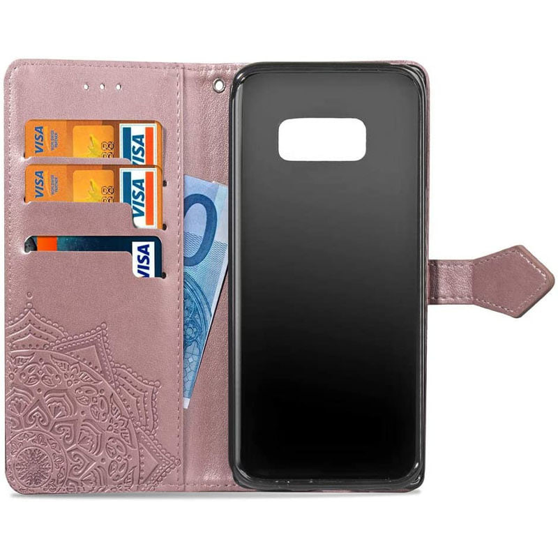 Фото Кожаный чехол (книжка) Art Case с визитницей для Samsung G950 Galaxy S8 (Розовый) на vchehle.ua