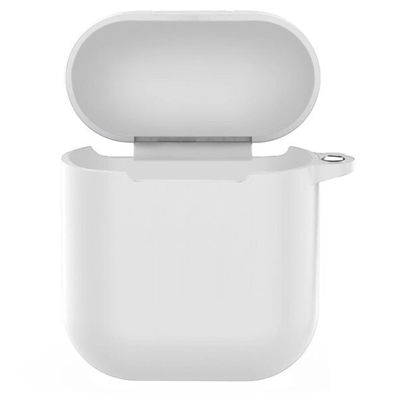 

Силіконовий футляр New з карабіном для навушників Airpods 1/2 (Білий / White) 1185237