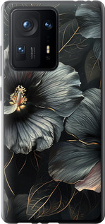 Чехол Черные цветы для Xiaomi Mix 4