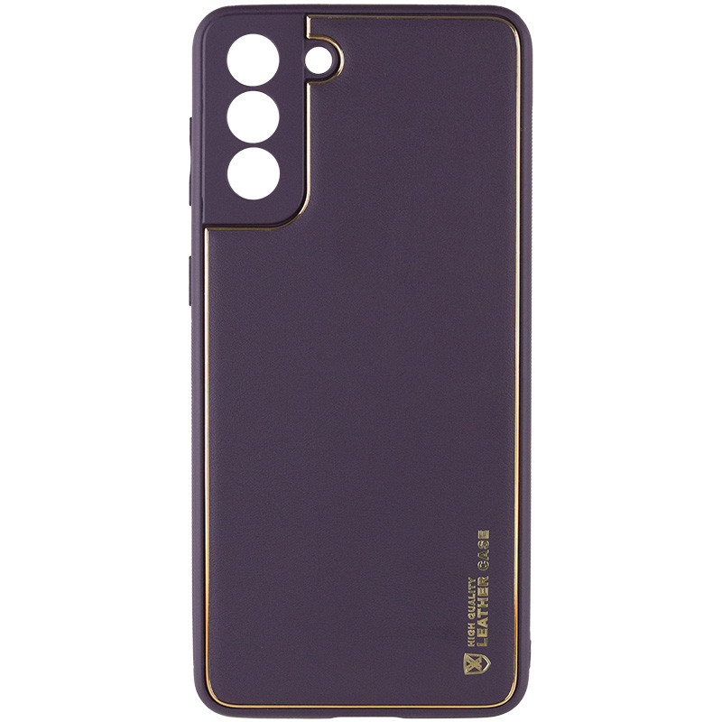 Фото Кожаный чехол Xshield для Samsung Galaxy S21+ (Фиолетовый / Dark Purple) на vchehle.ua