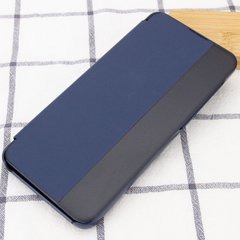 Купить Чехол-книжка Smart View Cover для Xiaomi Redmi Note 9s / Note 9 Pro / Note 9 Pro Max (Синий) на vchehle.ua