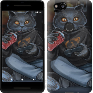 

Чехол gamer cat для Google Pixel 2 777347