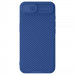 Карбоновая накладка Nillkin CamShield Pro для Apple iPhone 16e (6.1") (Blue)