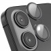 Защитное стекло Metal Classic на камеру (в упак.) для Apple iPhone 16 (6.1") / 16 Plus (6.7") (Черный / Black) в магазине vchehle.ua