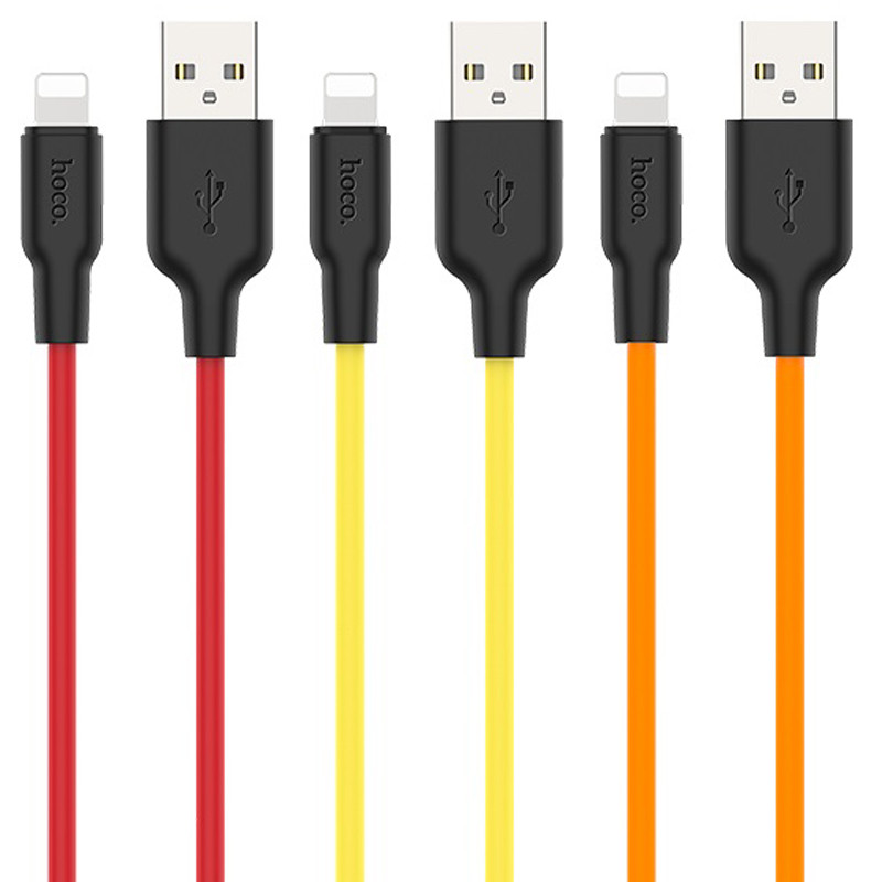 Дата кабель Hoco X21 Plus Silicone Lightning Cable (1m)